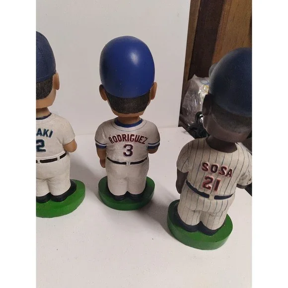 2001 All Star Game Players Bobbleheads 5 FIGURINES